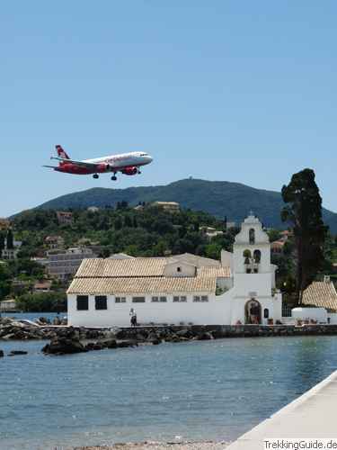 Landeanflug Korfu