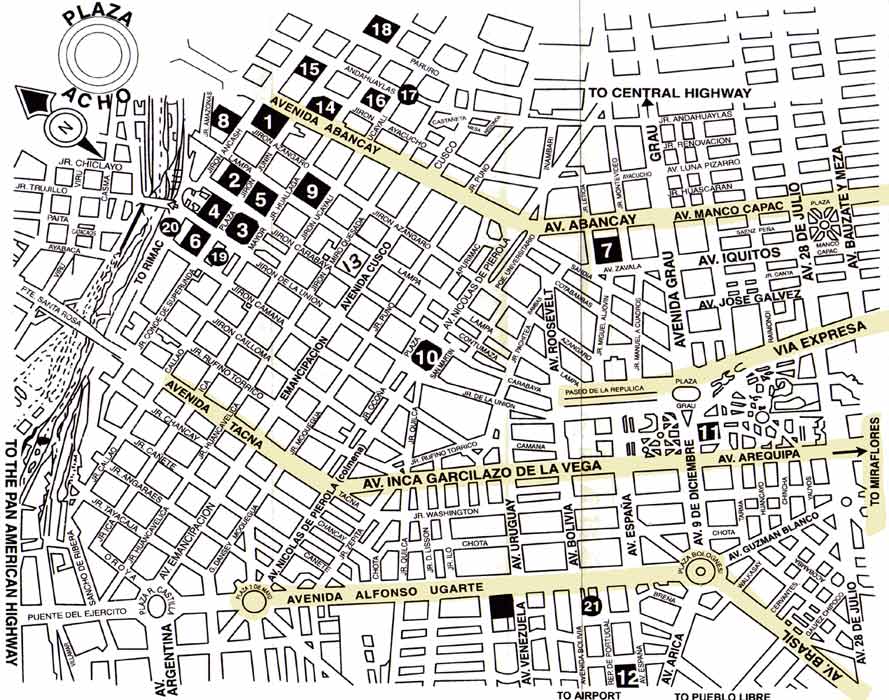 Plan Innenstadt Lima