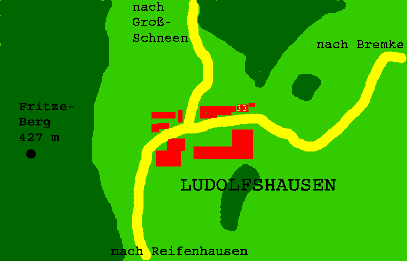 Ortsplan Ludolfshausen
