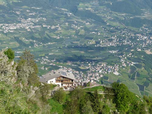 Meran vom Meraner Höhenweg