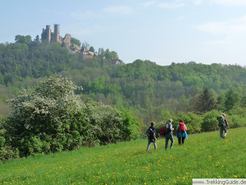 Wandern Burg Hanstein
