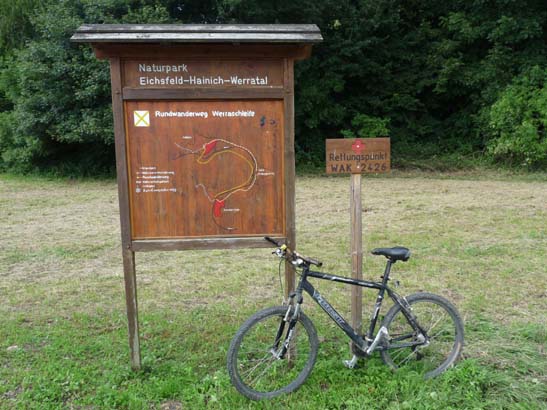 Radfahren an der Werra