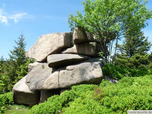 Granitblöcke, Harz