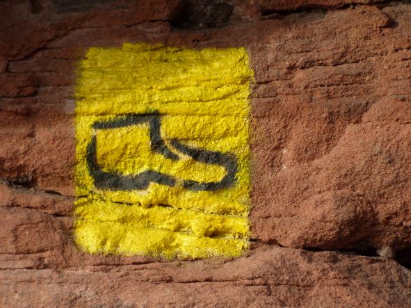 Wandermarkierung in der Pfalz