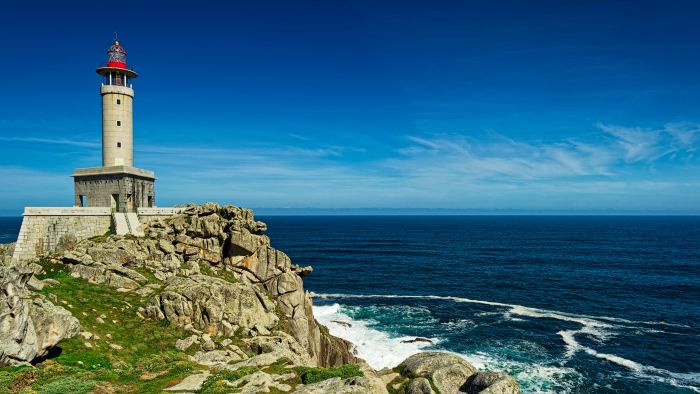 Spanien, Galicien: Leuchtturm Punta Nariga