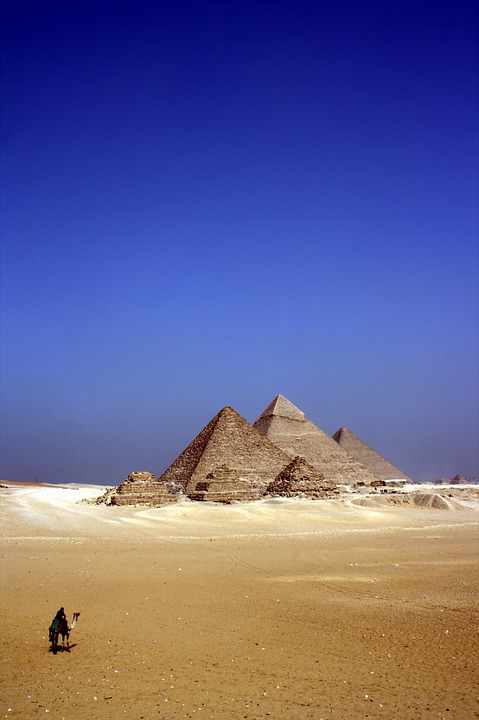 Pyramiden von Gizeh bei Kairo