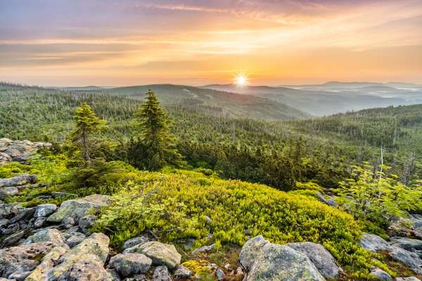 Wandern am Lusen, Bayerischer Wald