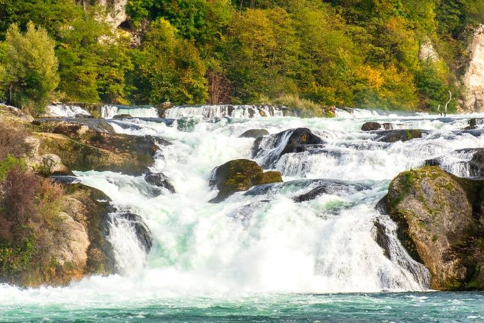 Wasserweltensteig: Ziel Rheinfall bei Schaffhausen