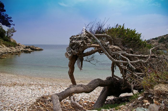Kiesstrand Kokkari, Samos