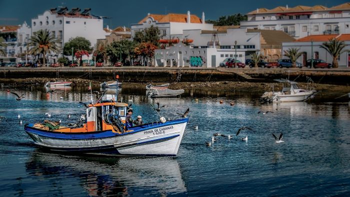 Fischerboot, Algarve