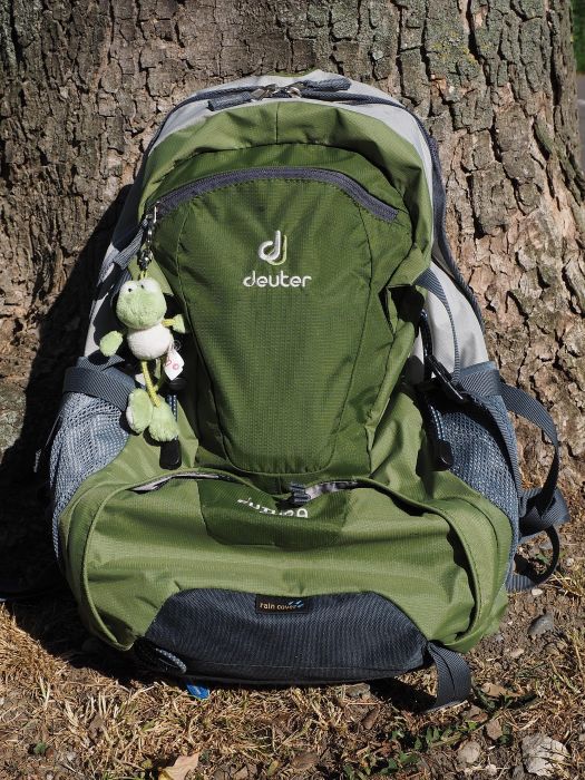 Rucksack mit Stofftier