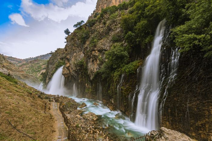 Wasserfälle im Aladaglar Nationalpark, Türkei