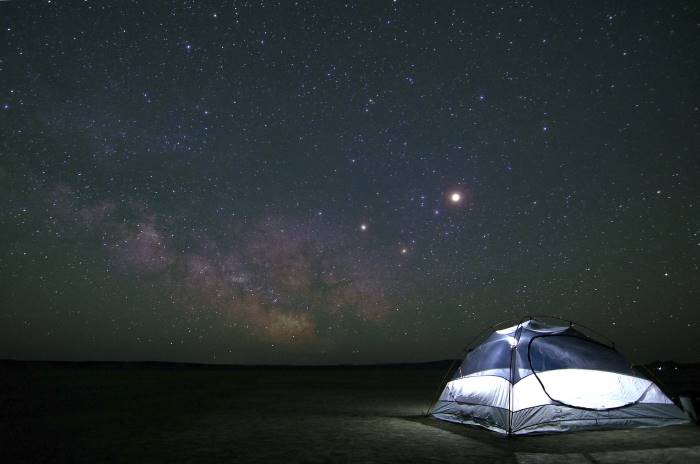 Wildcampen unterm Sternenhimmel