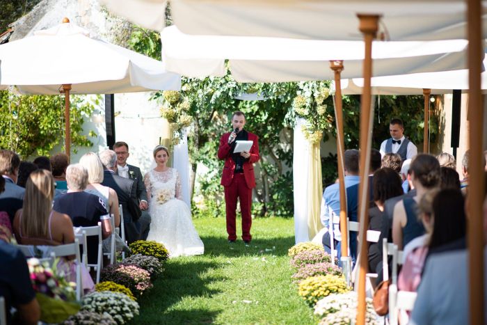 Hochzeit im Grünen