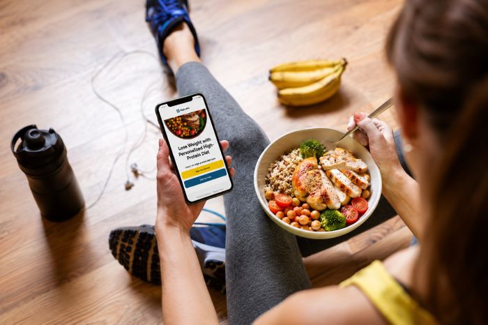 Gesunde Ernährung und Abnehm-App