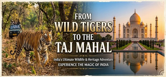 Indien: Tiger Safari und Taj Mahal