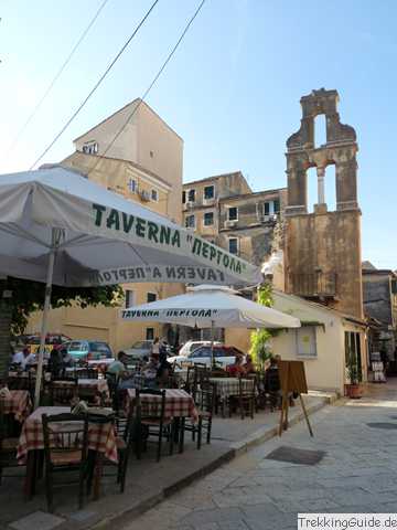 Taverne - Korfu Stadt