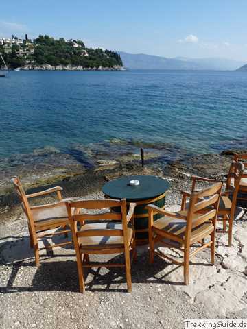 Café am Strand, Griechenland