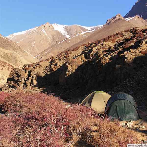 Zelte in Ladakh