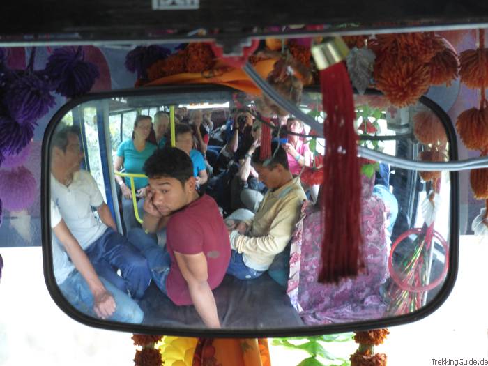 Bus in Nepal
