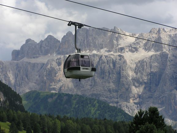 Seilbahn in Südtirol