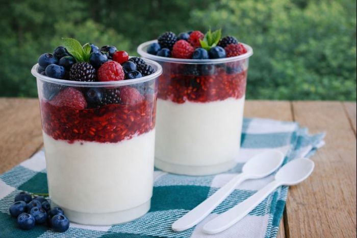 Dessert beim Trekking