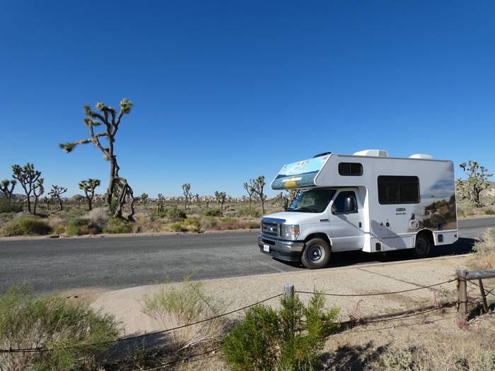 Alkoven-Wohnmobil in Amerika