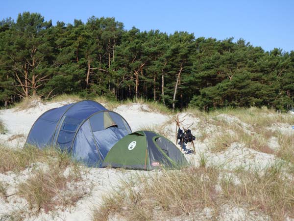 Wildcampen am Strand