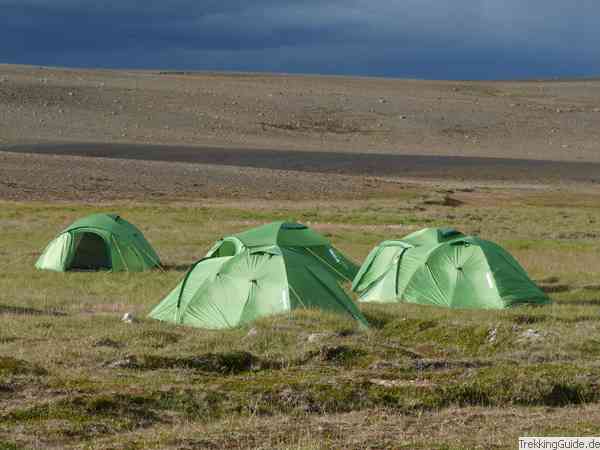 Zelte in Island