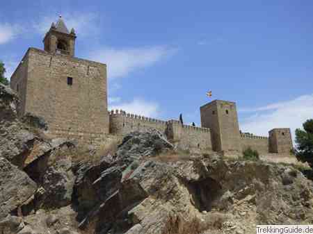 Burg, Antequera, Spanien