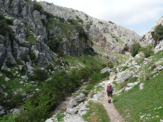 Sierras Subbeticas: Zuheros - Schlucht des Río Bailón