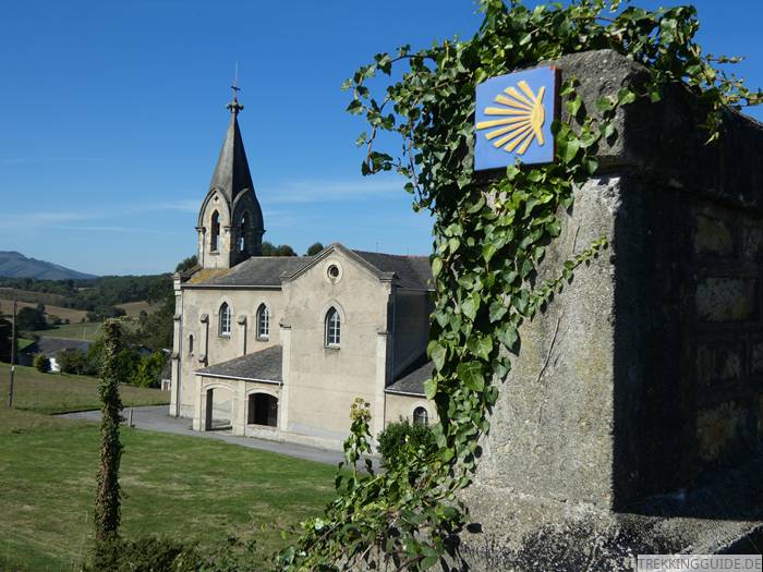 Kirche auf dem Jakobsweg