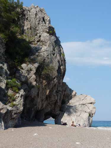 am Strand von Olympos