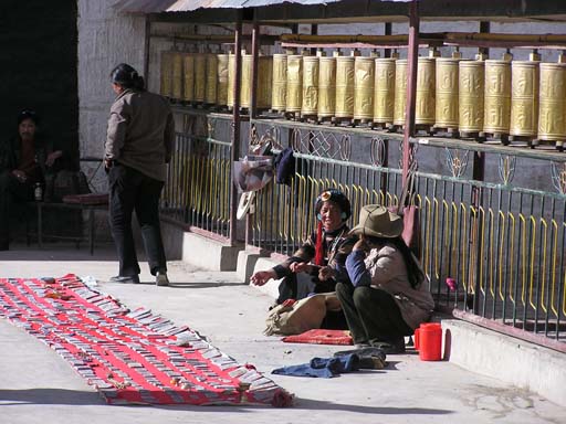 Händler in Gyantse, Tibet