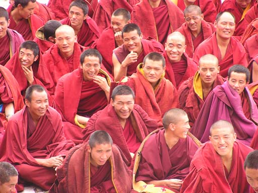 Lamas / Mönche in Tibet
