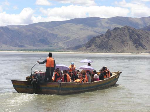 Fähre, Tibet