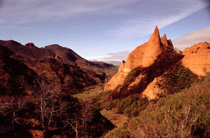 Las Medulas bei Ponferrada, Kastilien, Spanien