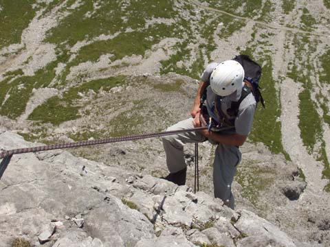 Abseilen Mindelheimer Hütte