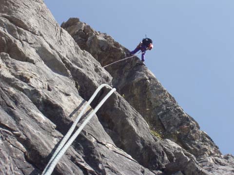 Klettern: Abseilen Mindelheimer Hütte