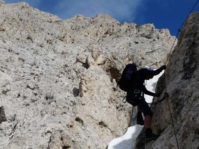 Klettersteig Dolomiten