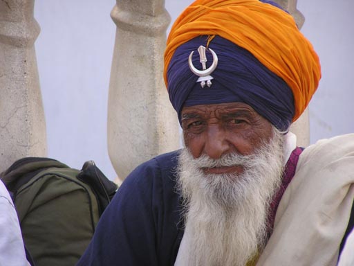 Sikh im Tempel, Delhi