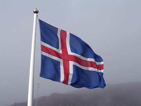 Isländische Flagge, Island