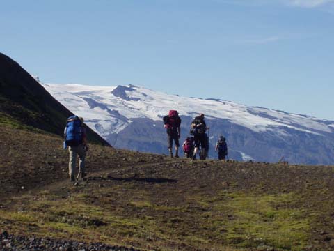 Trekking Kjölur, Island