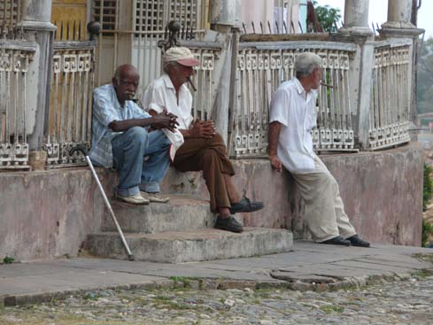 Alte Männer, Trinidad, Kuba