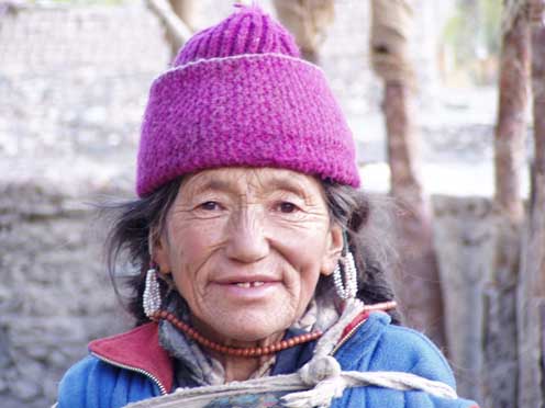 Alte Frau, Ladakh