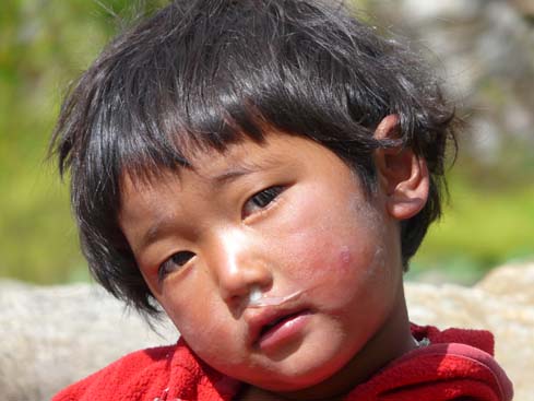 Nepal: Mädchen bei Lukhla
