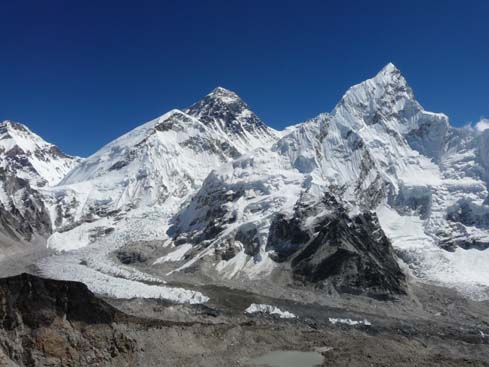 Mount Everest und Nuptse
