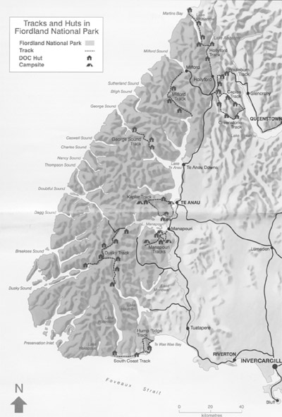 Fjordland Tracks (Quelle: DOC)