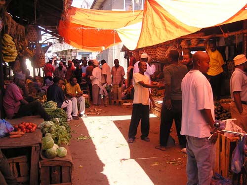 Markt in Stonetown, Sansibar, Tansania