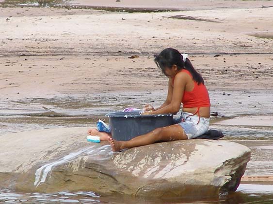 Venezuela: Waschfrau